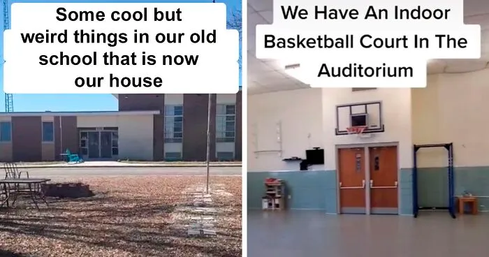Parents Buy This School As A House For Their Family, Son Films What It's Like To Live There
