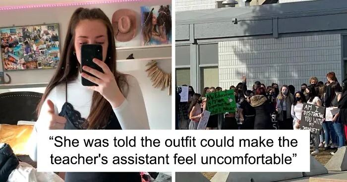 "You Are In The Wrong Profession": 17 Y.O. Gets Sent Home For Her Turtleneck Plus Dress Combo, Causes Backlash