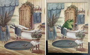35 Times That Artists Upgraded Thrift Store Paintings With Their Paintbrushes And Shared It In The ‘Repaintings’ Online Community