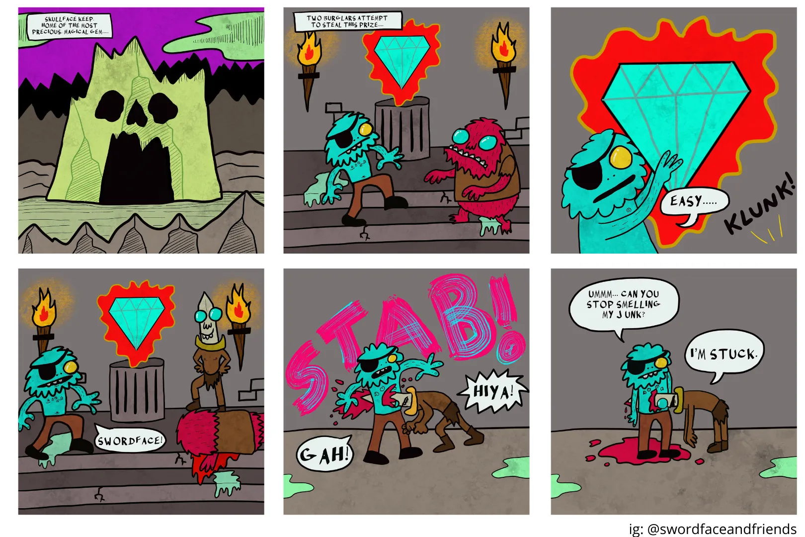 This Is The Story I Wrote About Swordface Stopping A Diamond Thief!