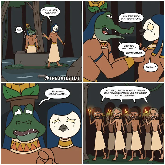 30 Humorous Comics About Ancient Egypt By Tut Comics