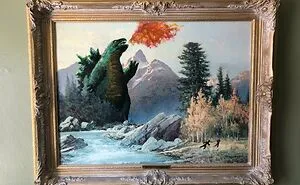 35 Times That Artists Upgraded Thrift Store Paintings With Their Paintbrushes And Shared It In The ‘Repaintings’ Online Community