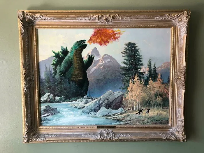 I Don’t Know Much About The Original Painter Robert Wood. But He Has Now Provided Me With Many Landscapes To “Modify”