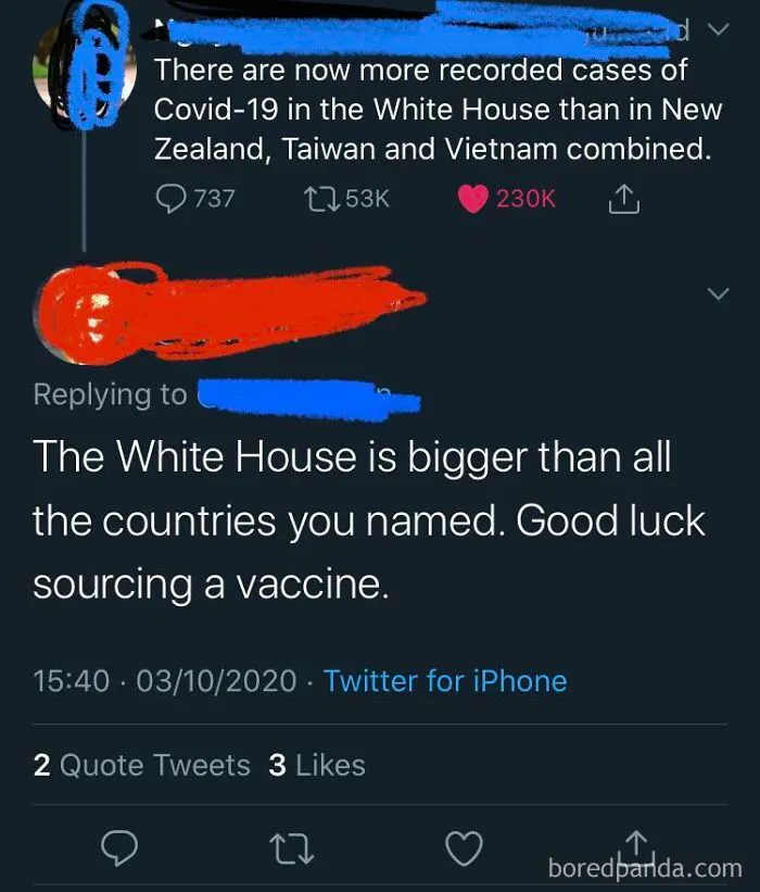 “The White House Is Bigger Than All The Countries You Named”