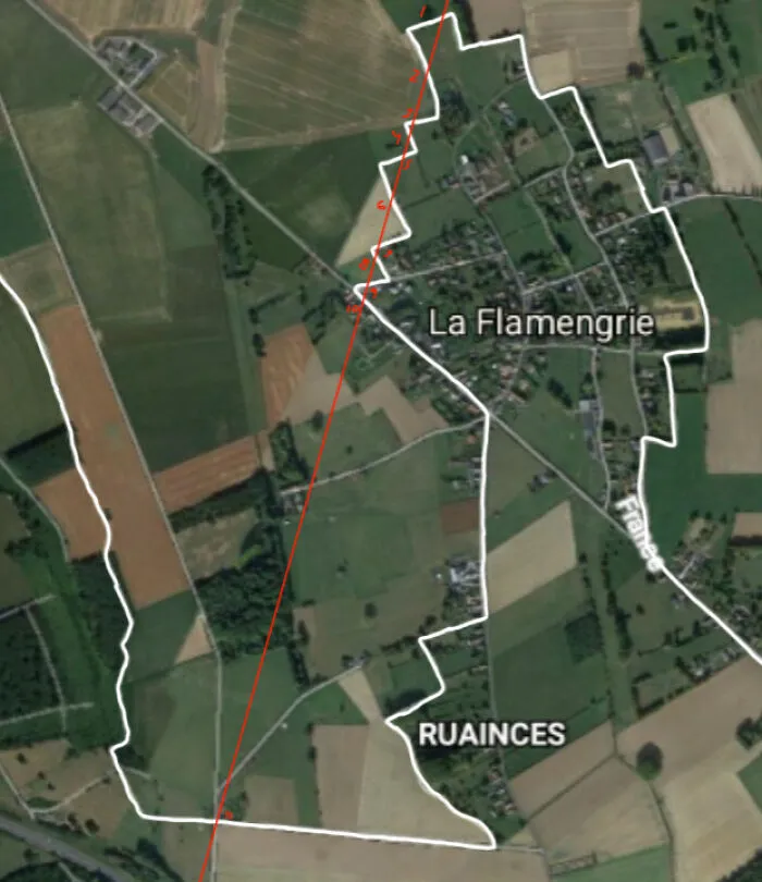 In A Straight Line You Can Go From Belguim To France 11 Times