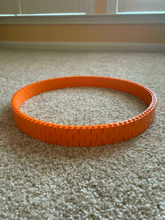 He hecho un círculo con ladrillos de LEGO