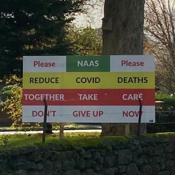 I Pass By This Covid Sign Every Day And Still Have No Idea How To Read It