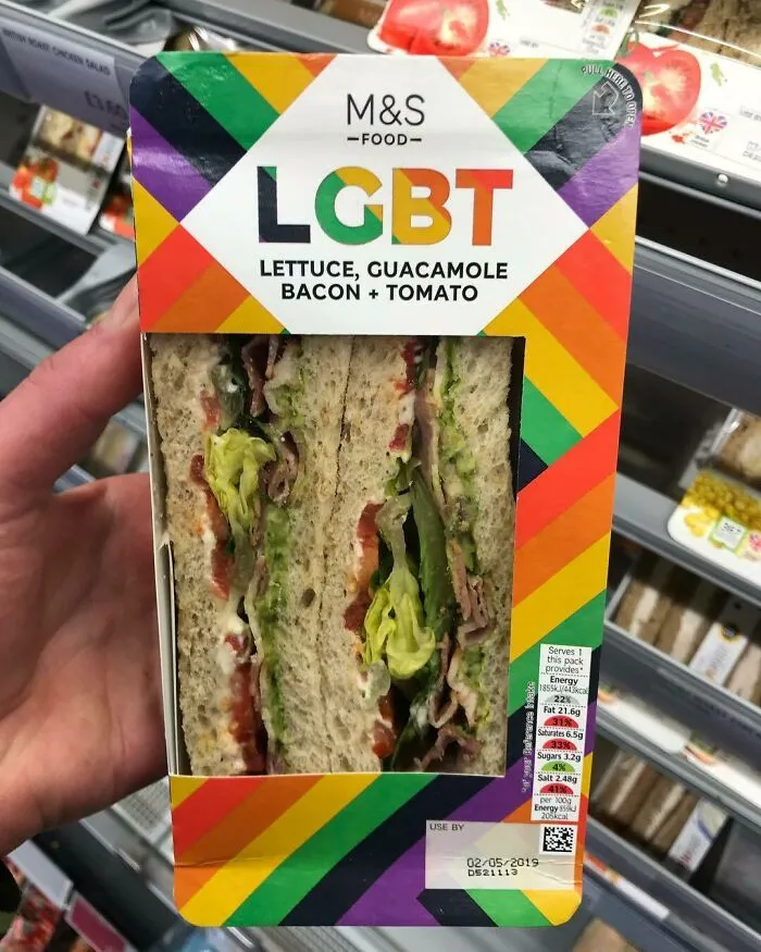 M&S hizo mi sándwich gay