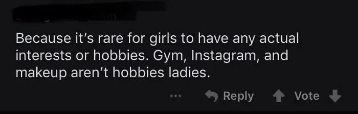 Men Getting Triggered Over Women. Pretty Sure A Lot Of Women Talked To Him About Their Hobbies Or Interests, Or Anything At All