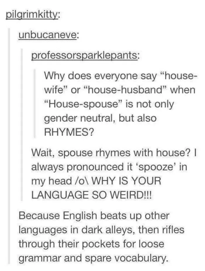 40 Times The English Language Drove The People Learning It To Utter Frustration