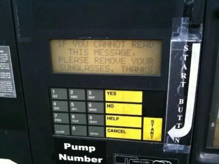 Passive Agressive Gas Station