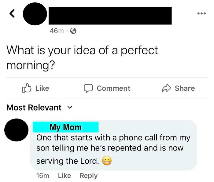 Wow, Passive Aggressive Much Mom?