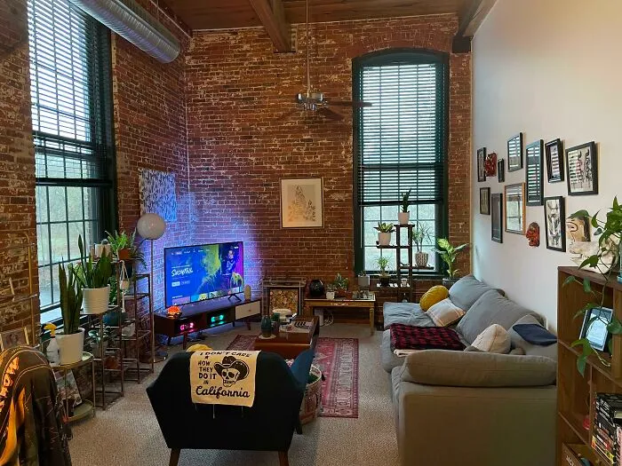 Loft Apartment Living Room Space