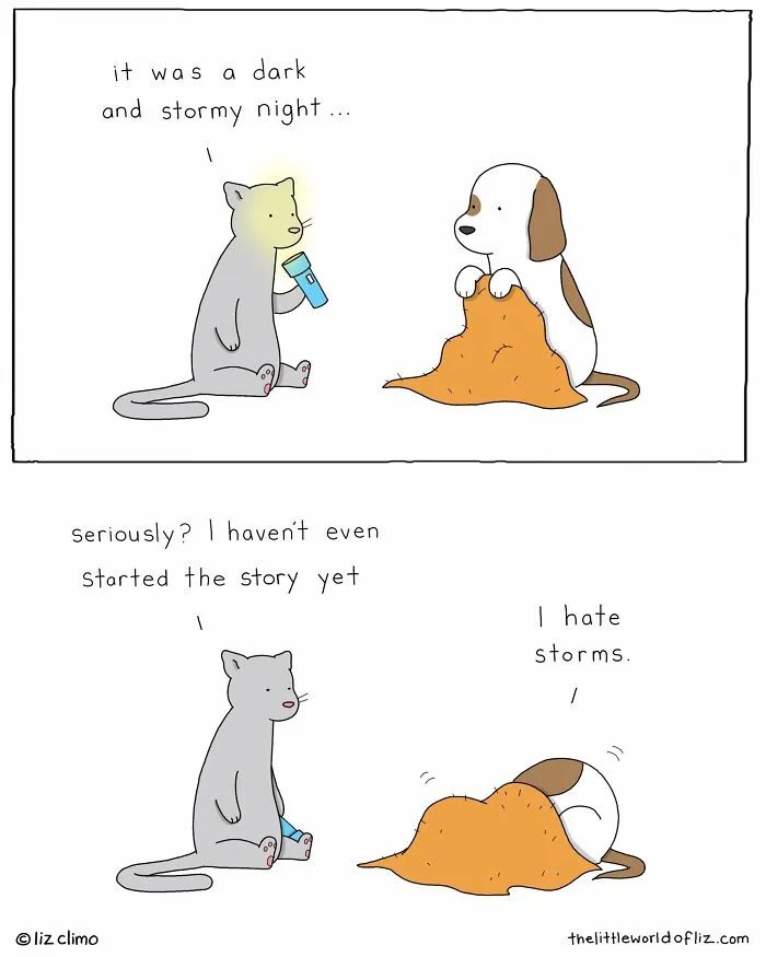 The Simpsons Animator Illustrates Awkward Everyday Moments Of These Wholesome Animals (30 New Pics)