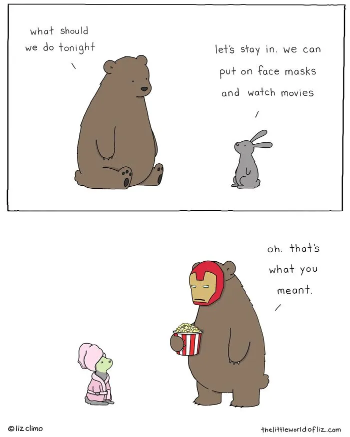 The Simpsons Animator Illustrates Awkward Everyday Moments Of These Wholesome Animals (30 New Pics)