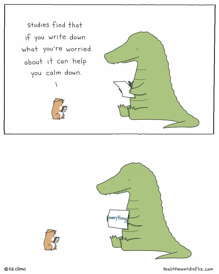 The Simpsons Animator Illustrates Awkward Everyday Moments Of These Wholesome Animals (30 New Pics)