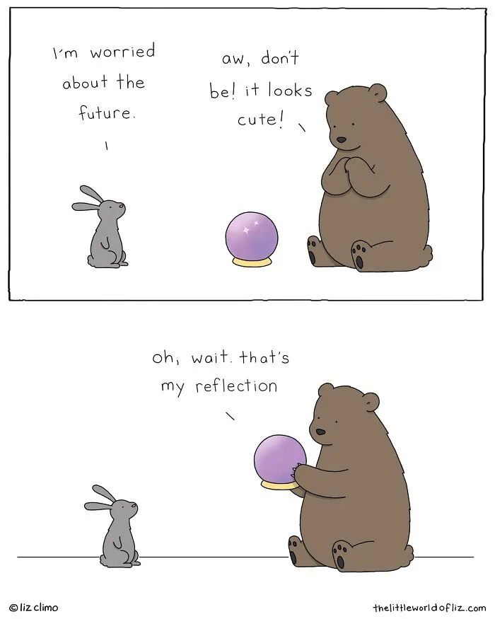 The Simpsons Animator Illustrates Awkward Everyday Moments Of These Wholesome Animals (30 New Pics)
