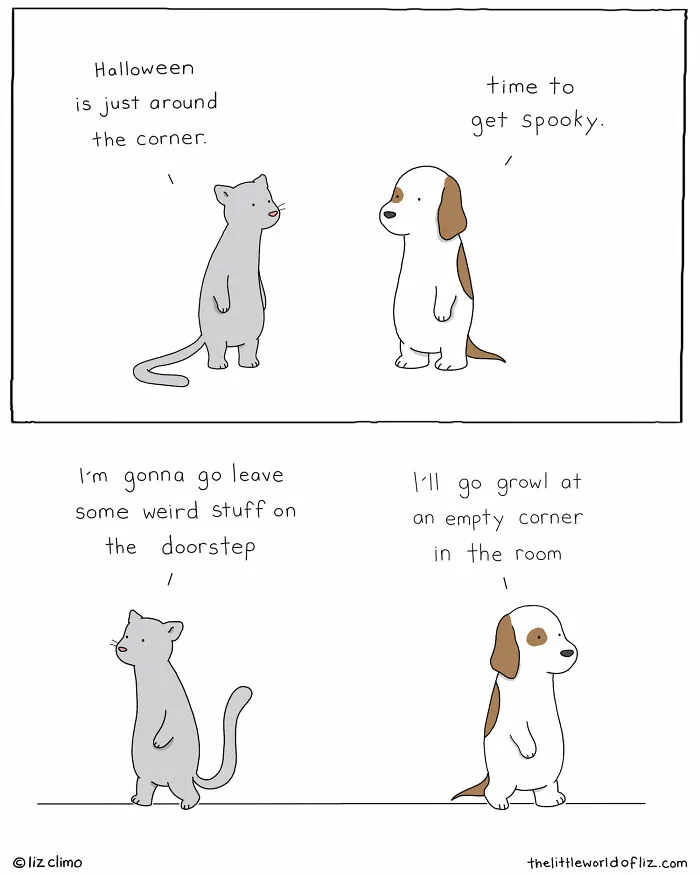 The Simpsons Animator Illustrates Awkward Everyday Moments Of These Wholesome Animals (30 New Pics)