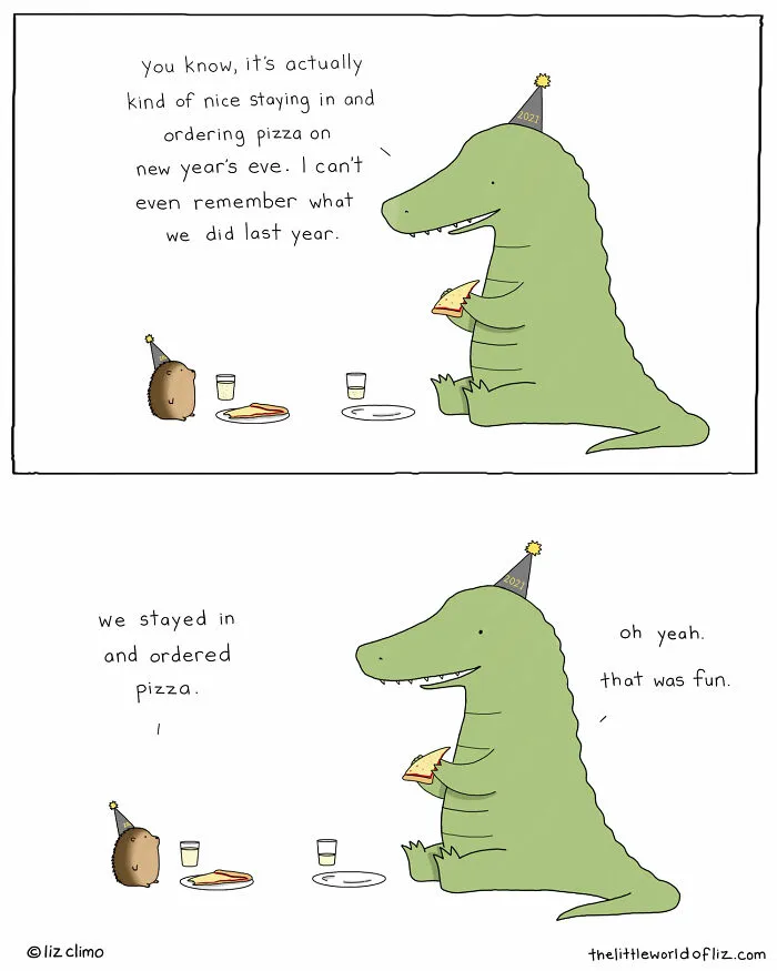 The Simpsons Animator Illustrates Awkward Everyday Moments Of These Wholesome Animals (30 New Pics)