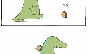 The Simpsons Animator Illustrates Awkward Everyday Moments Of These Wholesome Animals (30 New Pics)