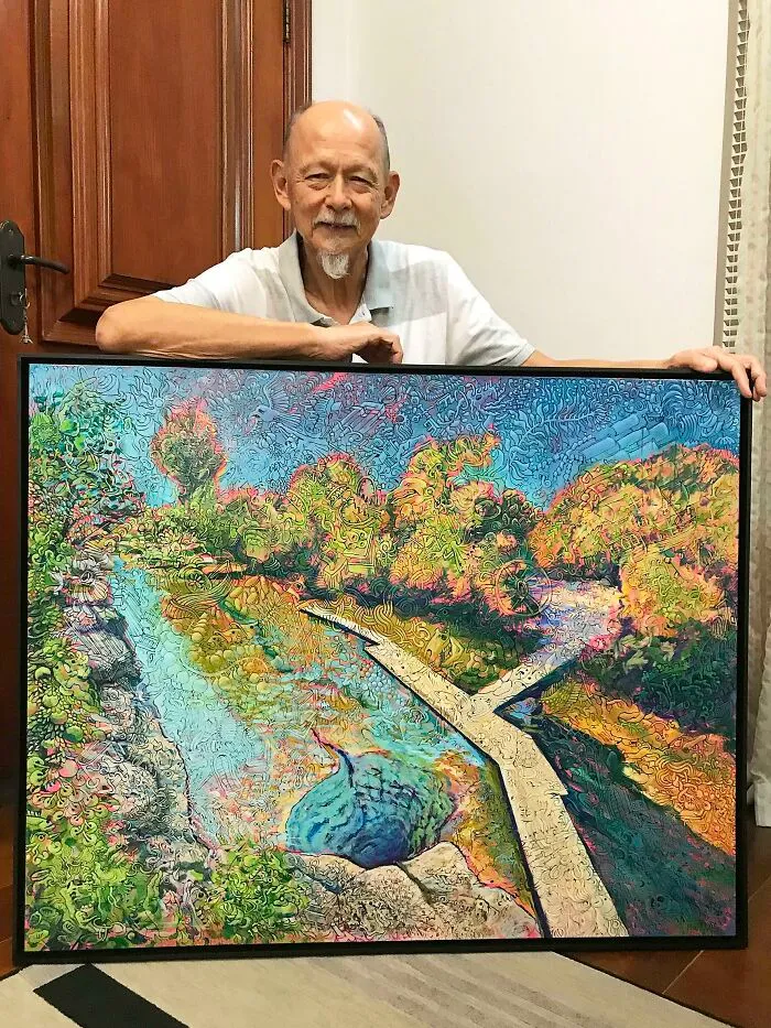 Una gran obra que he terminado recientemente. Me alegro de compartirla con todos ustedes