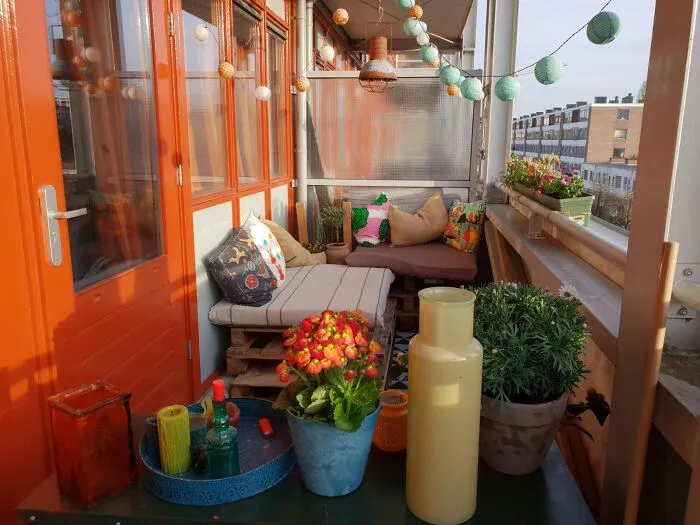 Our Balcony On A Sunny Day