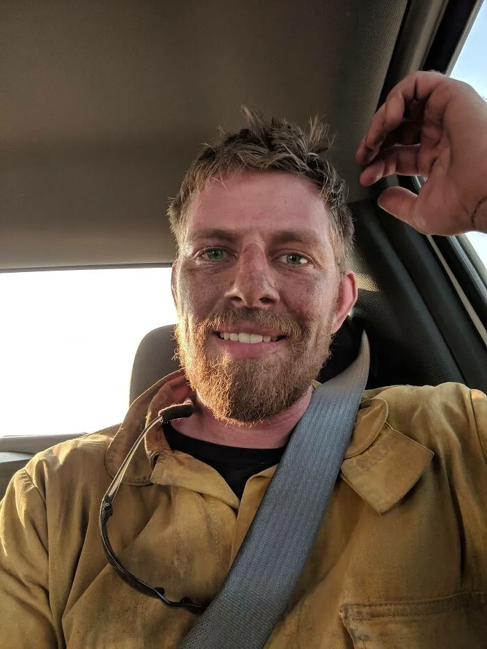 Wildland Firefighter Here. I'll Hold The Line Through Smoke And Fire. And If I Lose Everything, I'll Just Continue To Live In A Tent And Carry A Chainsaw Up Burning Hills