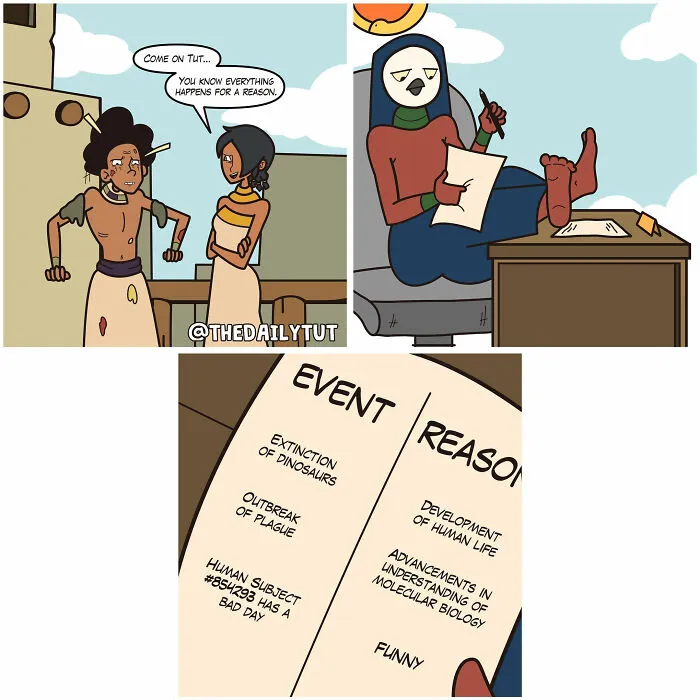 30 Humorous Comics About Ancient Egypt By Tut Comics