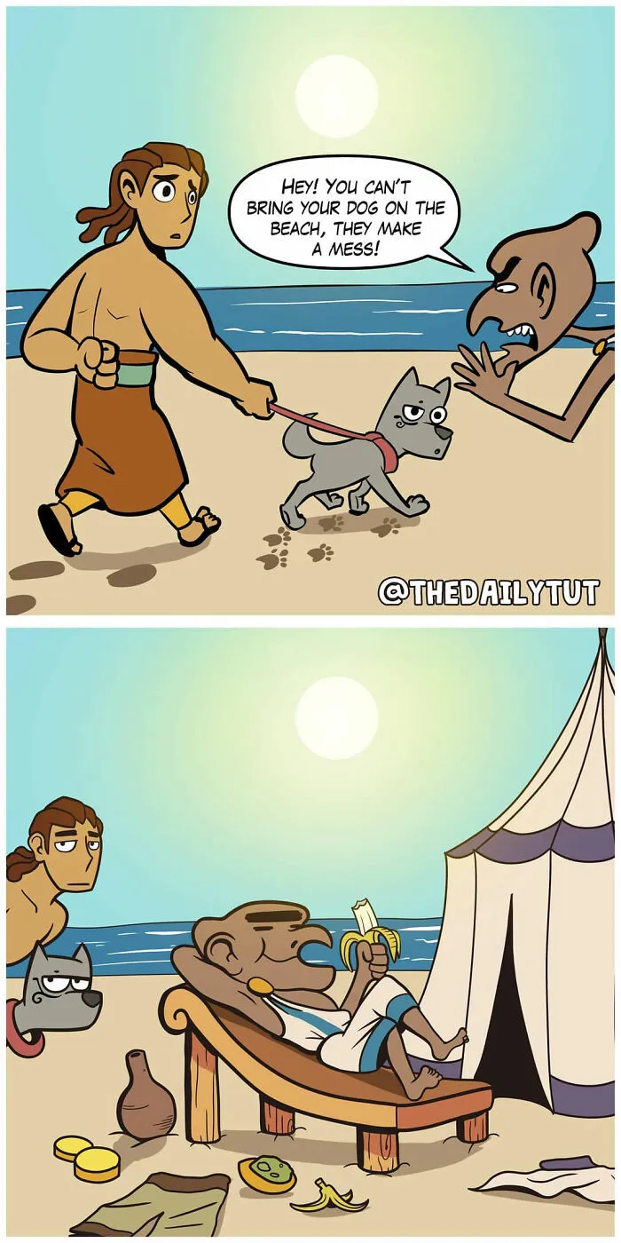 30 Humorous Comics About Ancient Egypt By Tut Comics