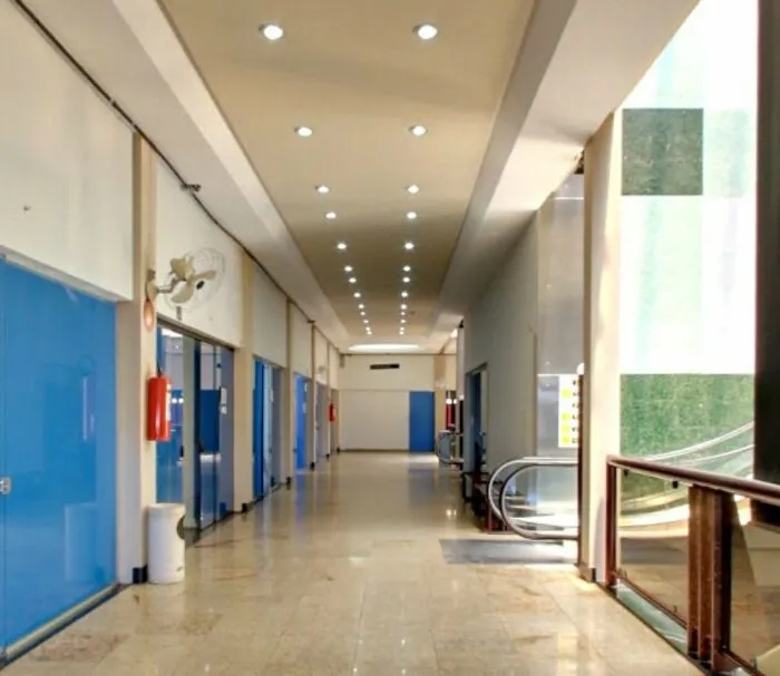 Dead Mall Turned Into College Building. Stores Were Converted Into Classrooms