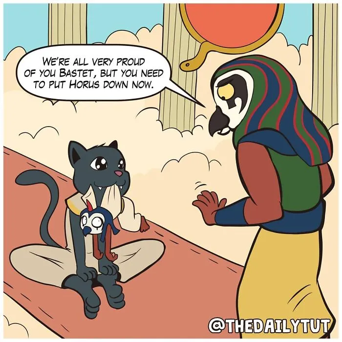 30 Humorous Comics About Ancient Egypt By Tut Comics