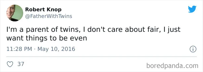 35 Of The Funniest Tweets About Being A Parent To Twins