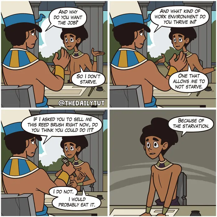 30 Humorous Comics About Ancient Egypt By Tut Comics