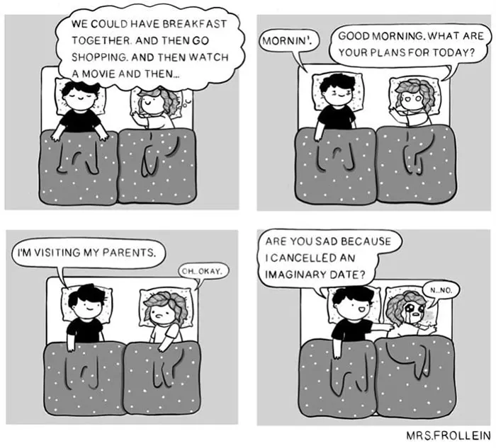 Artist Illustrates Her Daily Struggles And Life With Her Boyfriend In 30 Comics (New Pics)