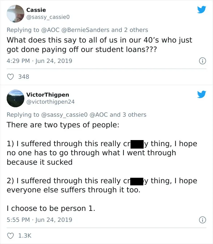30 Of The Dumbest Points People Saw Americans Make Against Canceling Student Debt