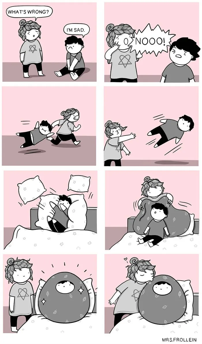 Artist Illustrates Her Daily Struggles And Life With Her Boyfriend In 30 Comics (New Pics)