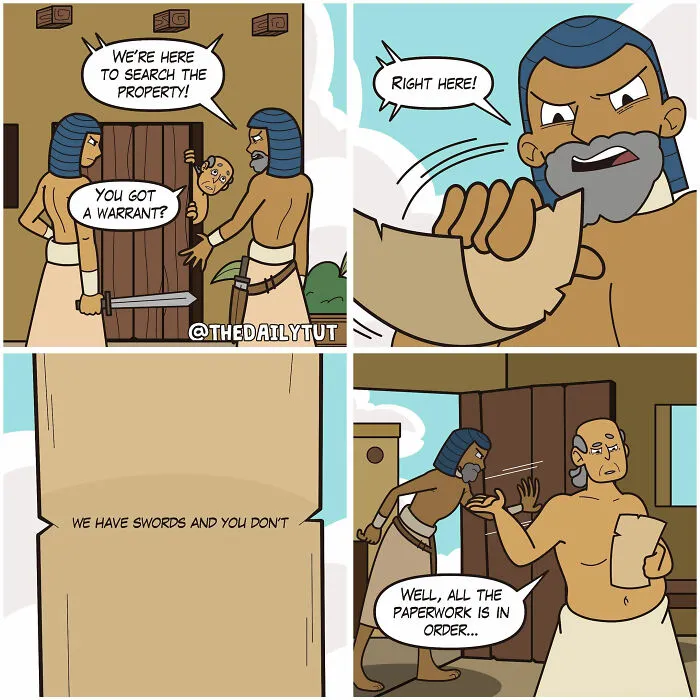 30 Humorous Comics About Ancient Egypt By Tut Comics