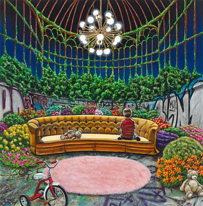 Wheel Of Fortune, Oil On Panel