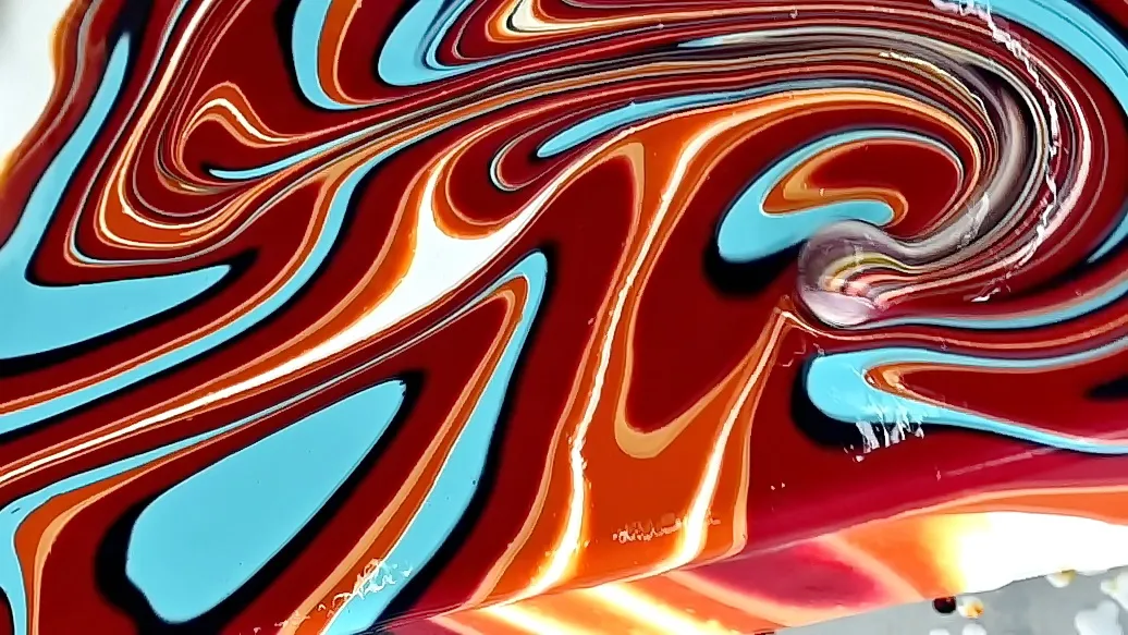 Marble Pour ~ Satisfying Fluid Art ~ Acrylic Pour Painting ~ Modern Art
