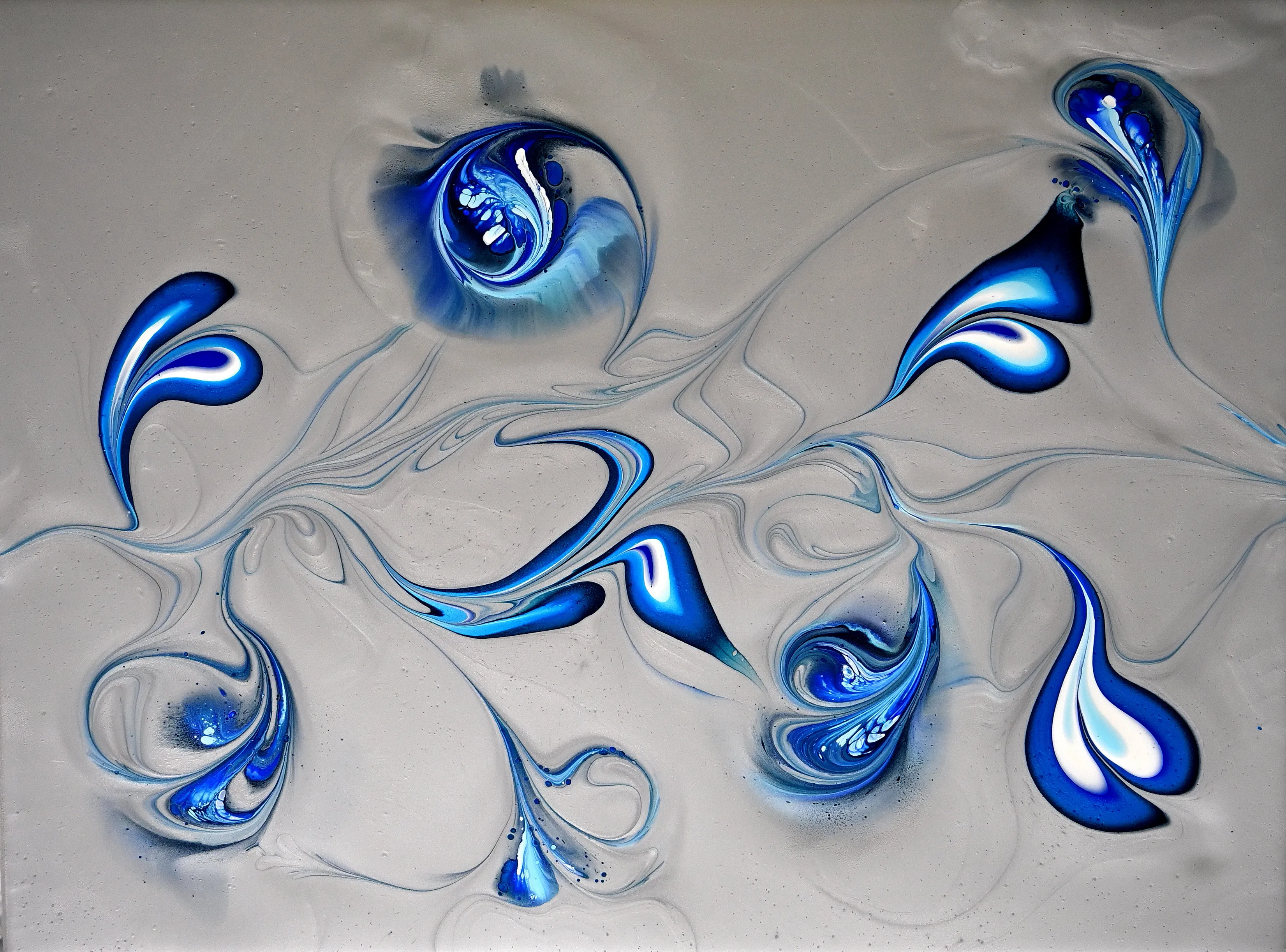 Painting With Marbles And Glove ~ Acrylic Pour Painting ~ Fluid Art Tutorial ~ Art Video