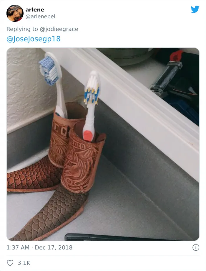 People On Twitter Share Pics Of Weird Stuff In Guys' Bathrooms And Here Are 35 Of The Best Ones