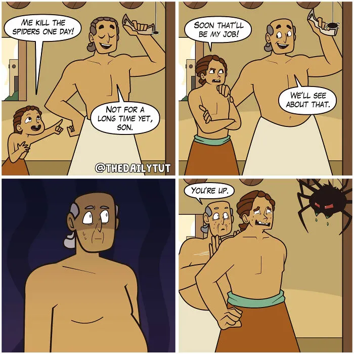 30 Humorous Comics About Ancient Egypt By Tut Comics