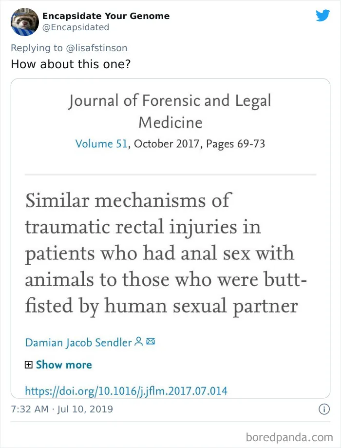 30 Paper Titles From Scientists With A Sense Of Humor, As Shared On This Twitter Thread