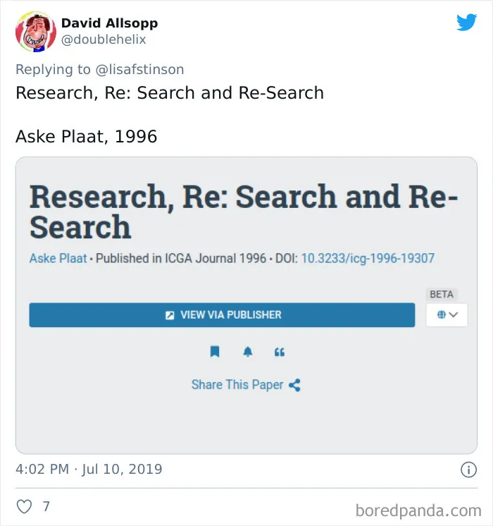 30 Paper Titles From Scientists With A Sense Of Humor, As Shared On This Twitter Thread