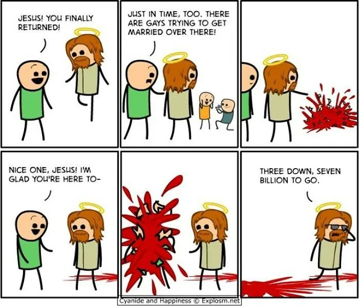 125 Hilariously Dark Comics By Cyanide & Happiness