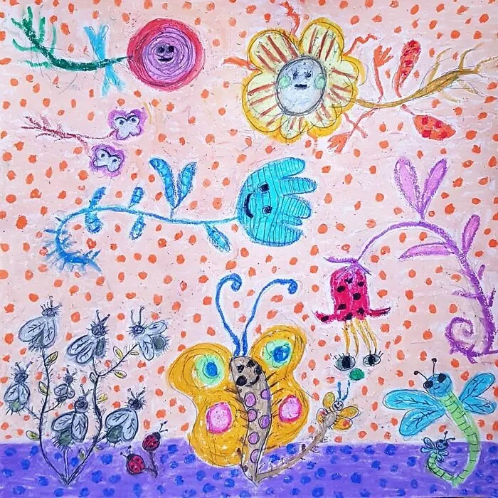 Flying Flowers, Blooming Bugs🌻🐞🖍🐛
