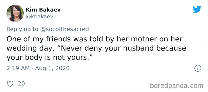 Someone Asks People To Share The Worst Marriage Advice They've Gotten, And They Deliver (30 Tweets)