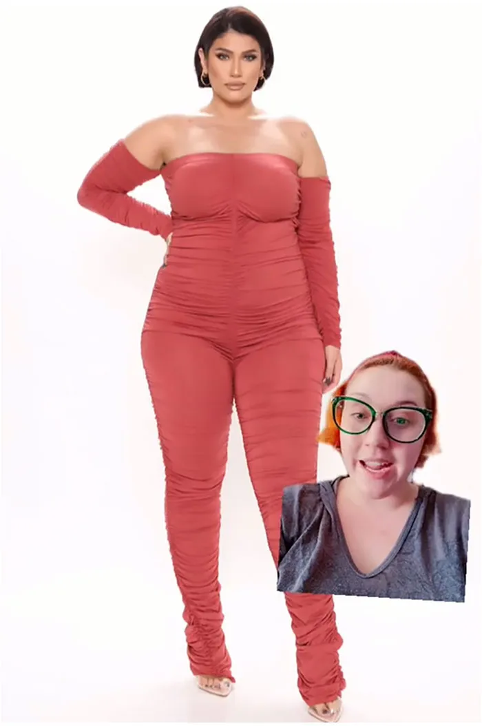 Si ni siquiera pueden hacer que la modelo se vea bien con ese atuendo, ni lo intenten conmigo