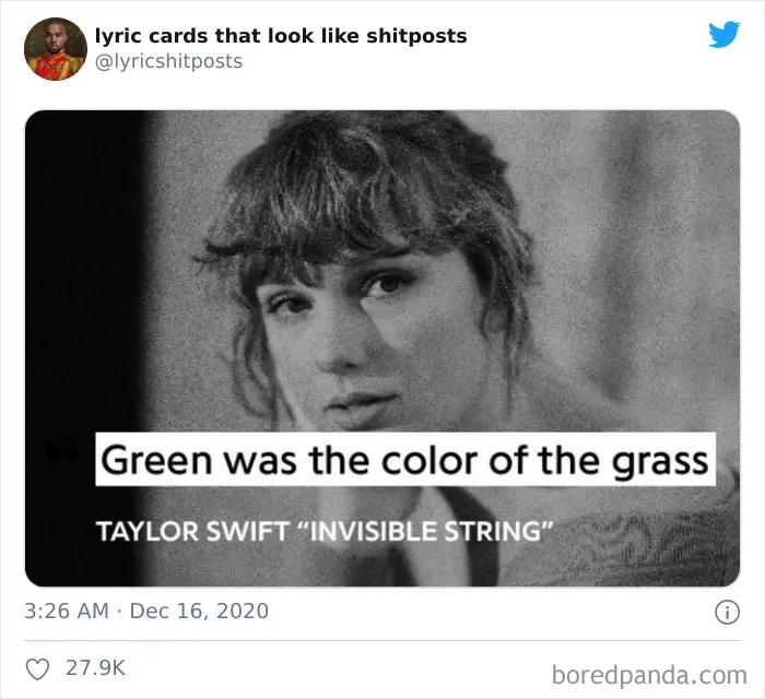 30 Letras de canciones que no parecen reales, pero todas lo son