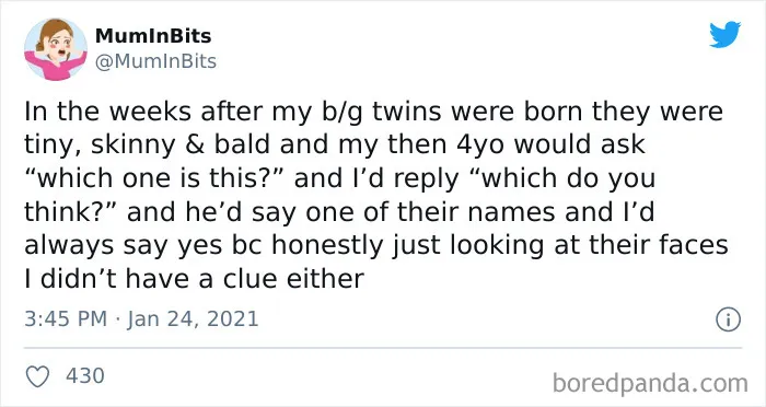 35 Of The Funniest Tweets About Being A Parent To Twins
